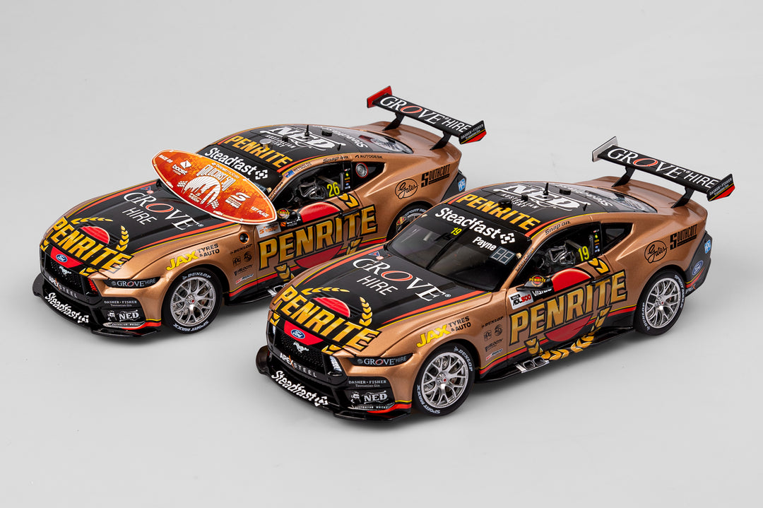 New Model Releases - The Copper Rockets Have Arrived: 1:18 Penrite Racing 2023 Gold Coast + Adelaide 500 Winners