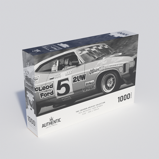 The Chevron Archive Collection: 1974 Bathurst 1000 Winner 1000 Piece Jigsaw Puzzle (Pre-Order)