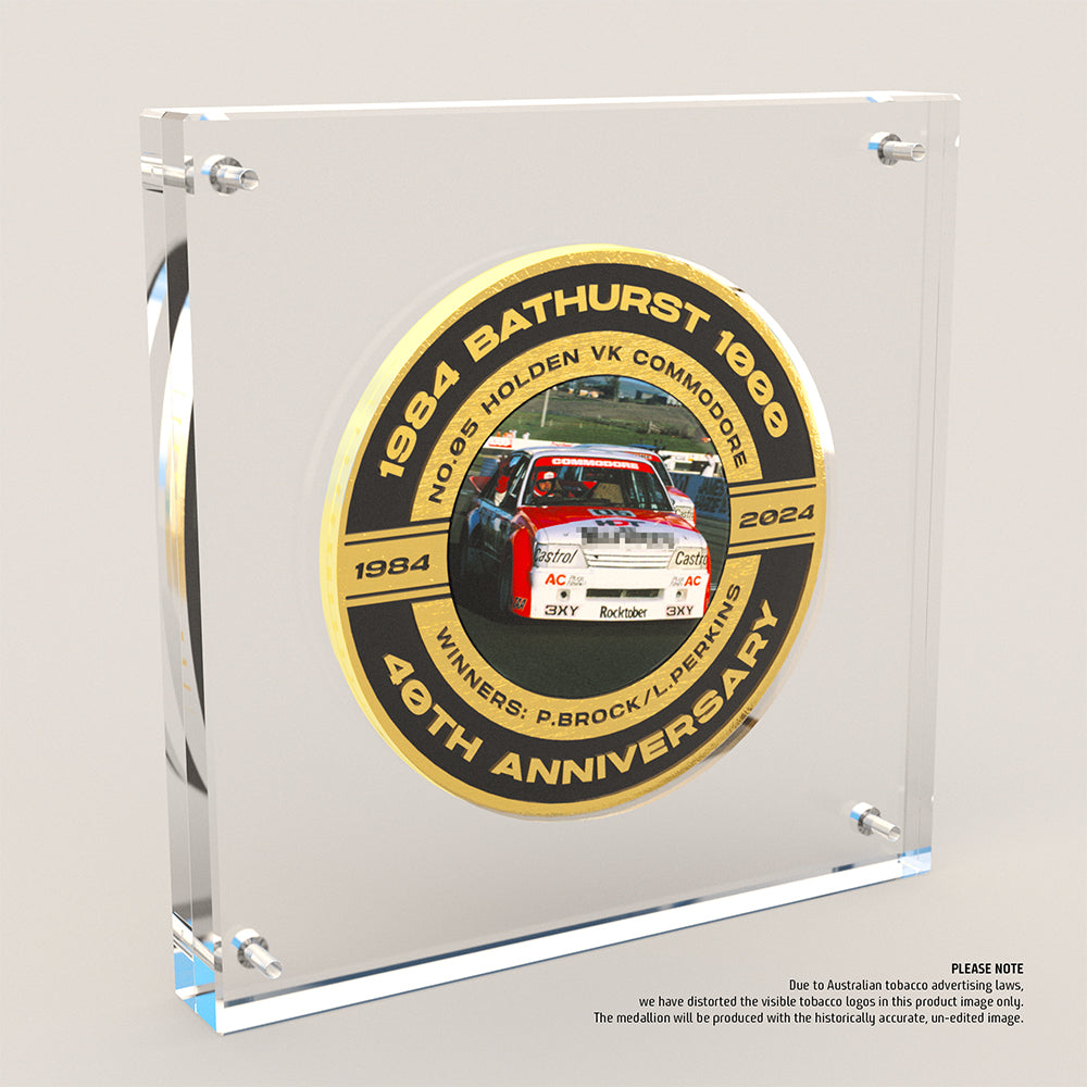 1984 Bathurst 1000 Winner 40th Anniversary Collector Medallion (Pre-Order)