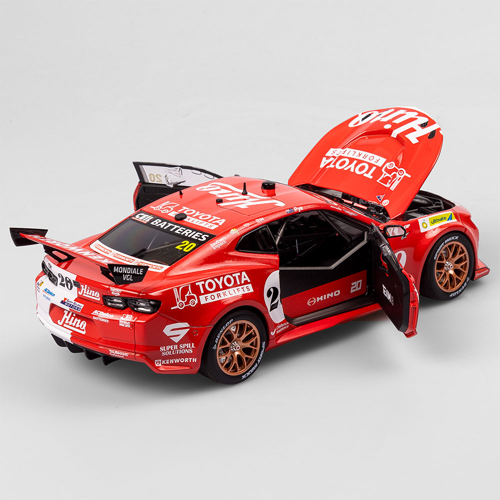 1:18 Team 18 #20 Chevrolet Camaro ZL1 - 2023 Gold Coast 500 Hino Team Samurai Retro Livery