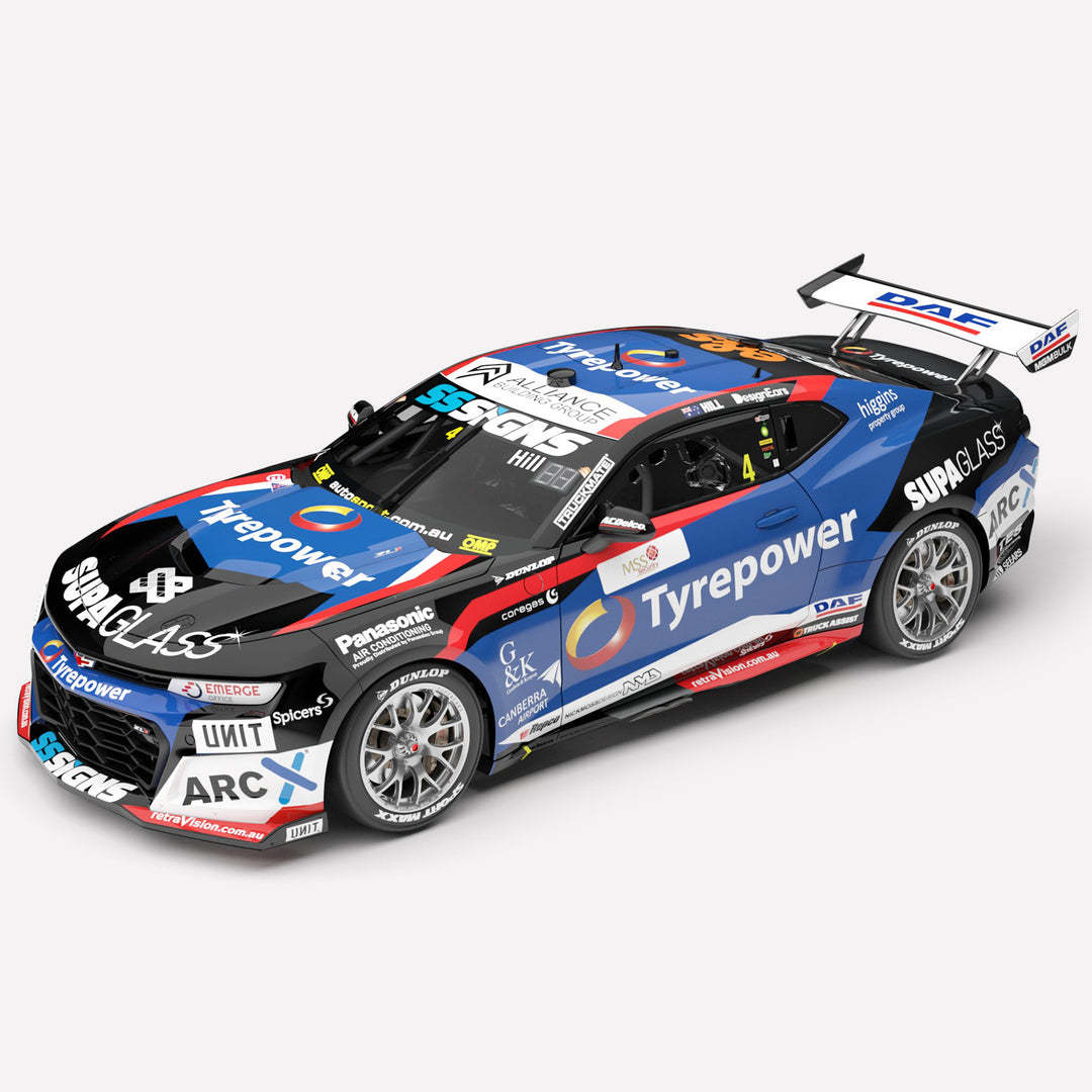 1:18 Tyrepower Racing #4 Chevrolet Camaro ZL1 - 2024 Melbourne SuperSprint (AusGP)