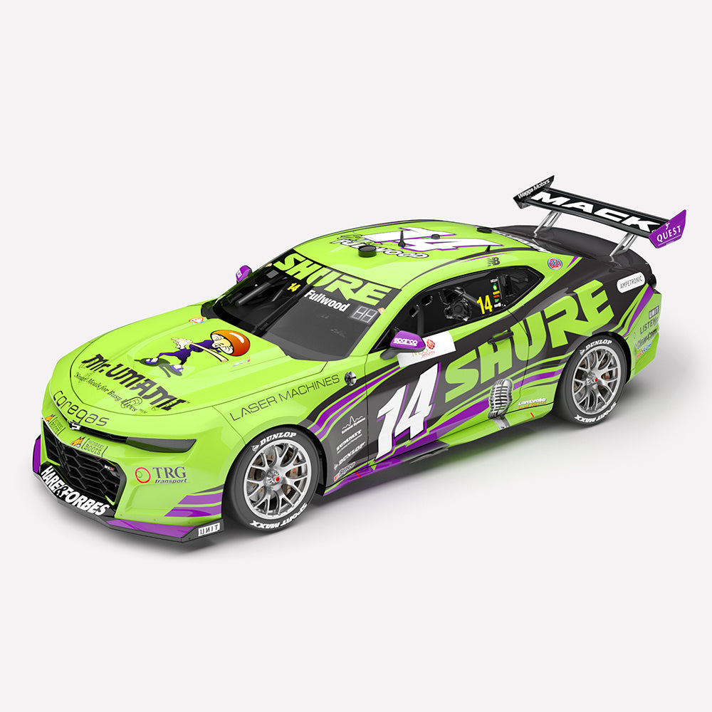 1:18 Brad Jones Racing Shure #14 Chevrolet Camaro ZL1 - 2025 Melbourne SuperSprint (AGP)