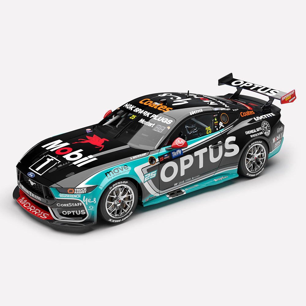 1:18 Mobil 1 Optus Racing #25 Ford Mustang GT - 2025 Supercars Championship Season