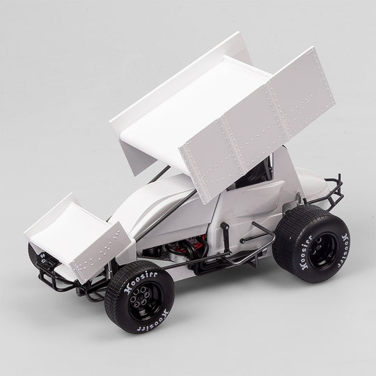 1:18 Plain Body Sprintcar - Gloss White