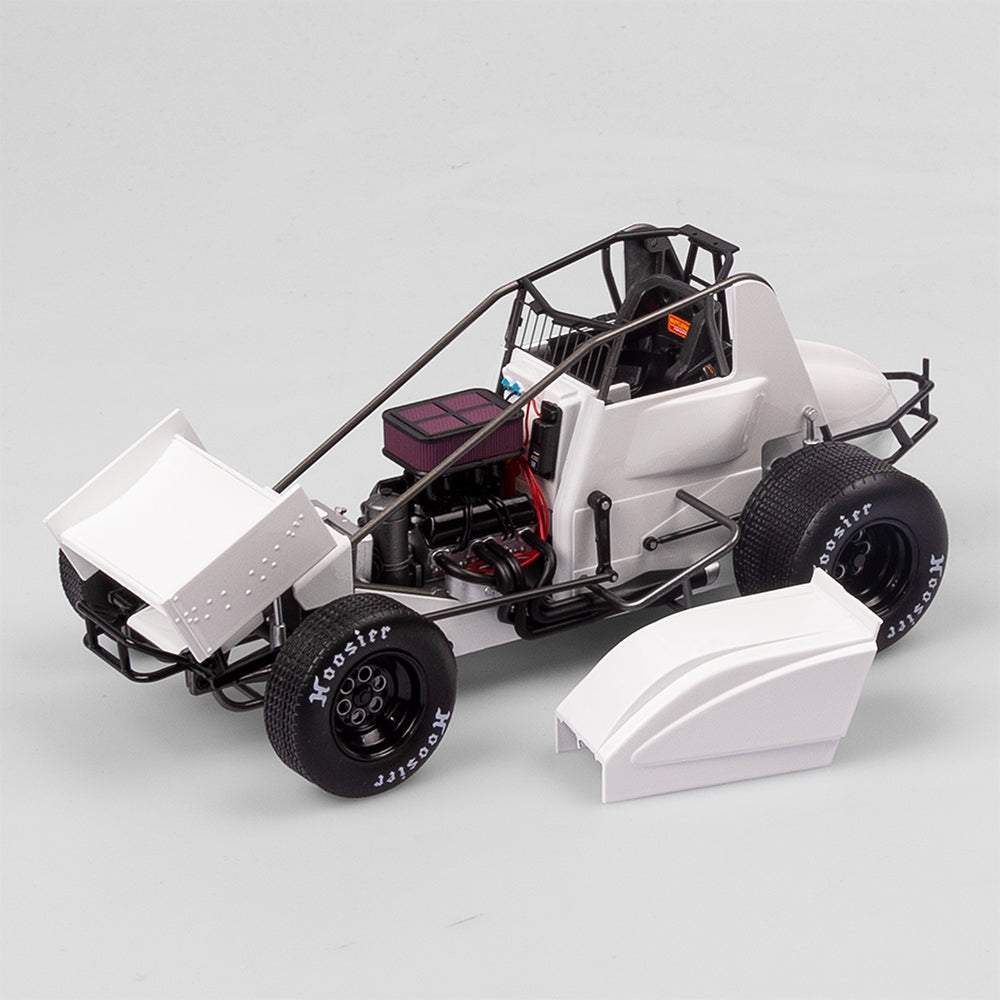 1:18 Plain Body Sprintcar - Gloss White