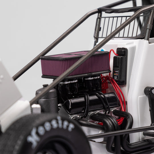 1:18 Plain Body Sprintcar - Gloss White