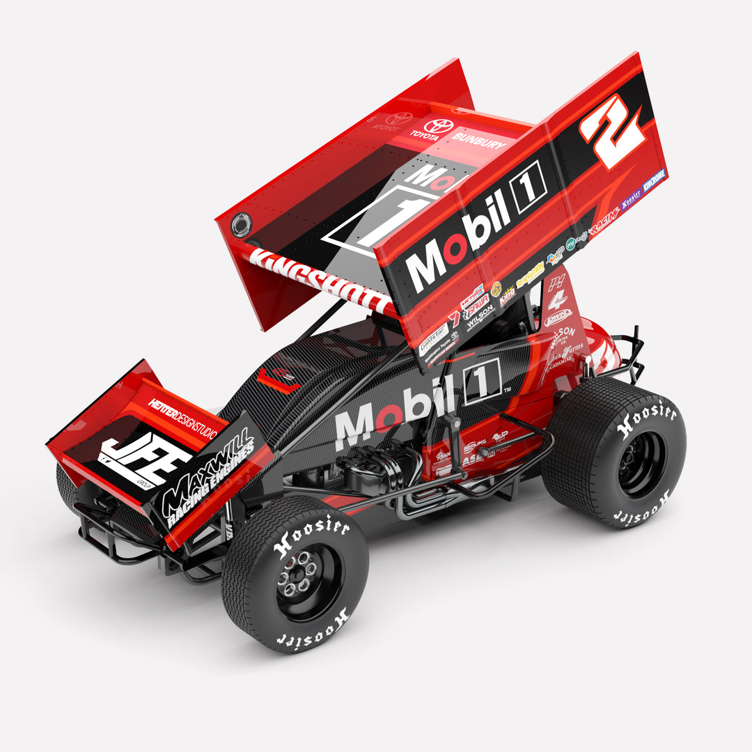 1:18 Krikke Motorsport #2 Sprintcar - 2024/2025 USA Vs WA Spedweek Series Winner