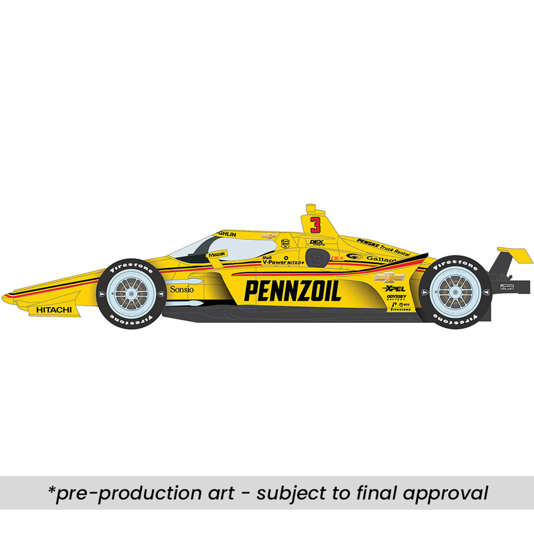 1:18 Team Penske #3 Pennzoil Dallara Chevrolet IndyCar (Pre-Order)