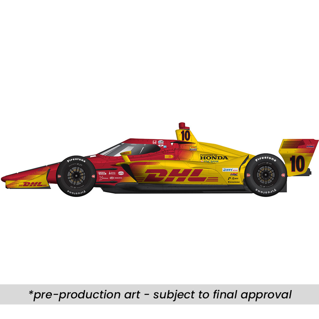 1:18 Chip Ganassi Racing #10 DHL Dallara Chevrolet IndyCar (Pre-Order)